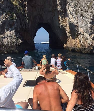 Tour condiviso in gozzo a Capri da Positano 