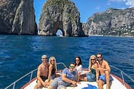 Boat or a dinghy boat Tour from  Sorrento - Capri + Free Time on the Island