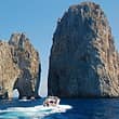 Capri rubber dinghy rental (boating license required)