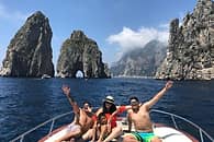 Tour di Capri in barca privata, su gozzo da 7,50 mt