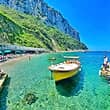 Capri private boat tour with 10-meter gozzo boat