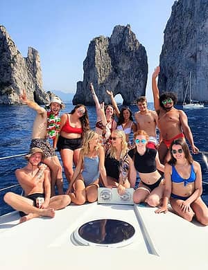 Tour in barca a Capri con pick-up da Positano