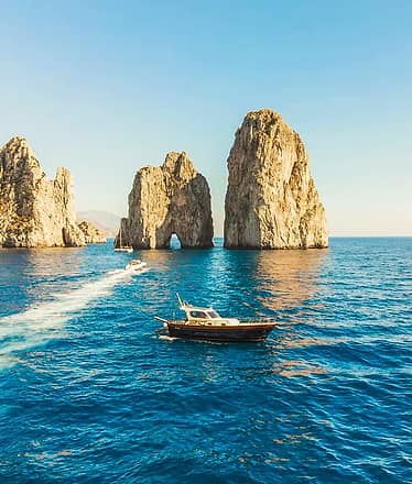 Capri e Positano: tour in barca privata da Sorrento