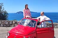 Penisola sorrentina: tour privato in Fiat 500 d'epoca