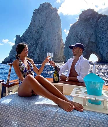 Capri Marriage Proposal at Sea