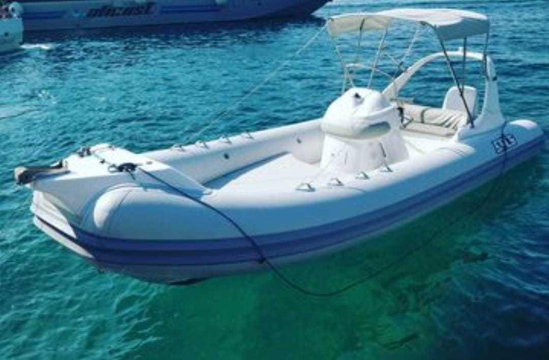 Rubber Dinghy Rental 6.4 meters without Skipper