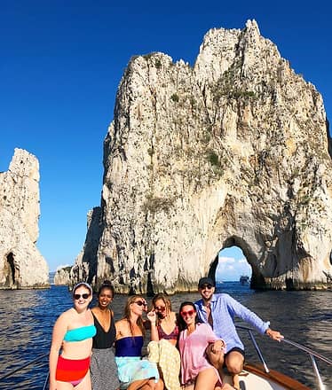 Tour di gruppo in barca a Capri