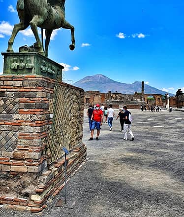 Pompeii and Vesuvius Boat Tour from Sorrento + Lunch