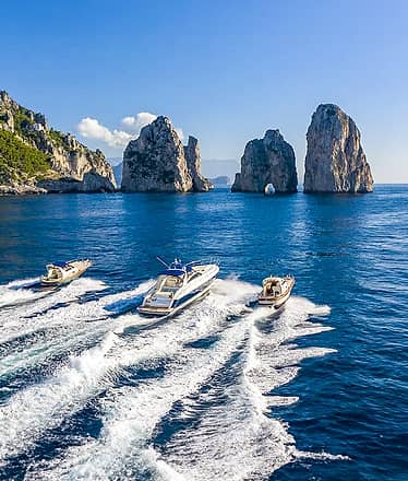 Sunset tour in barca privata a Capri o Sorrento