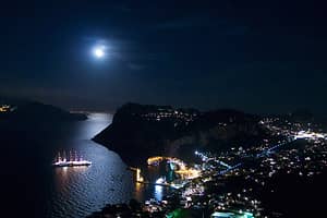Transfer in barca notturno a Capri