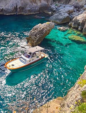 Full-Day at Sea: Capri and the Amalfi Coast