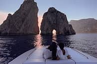 Tour in barca al tramonto di Capri (privato)