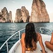 Giornata in barca a Capri su motoscafo privato