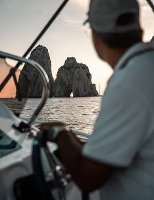 Boat Tour of Capri at Sunset