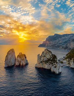 Tour in barca di Capri al tramonto