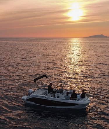 Boat Tour of Capri at Sunset