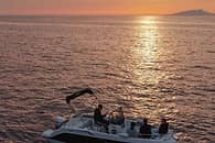 Tramonto in barca privata a Capri!