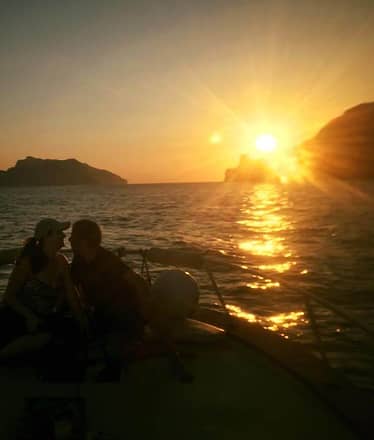 Tour privato in barca di Sorrento al tramonto!
