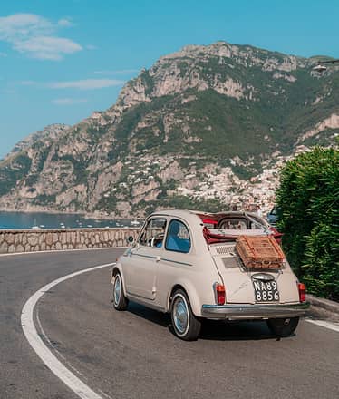 Vintage Fiat 500 in Positano