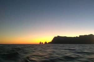Capri, giro dell'isola al tramonto