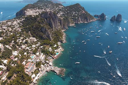 Tour di Capri e Ischia in motoscafo