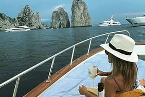 Boat tour of Capri from the Amalfi Coast