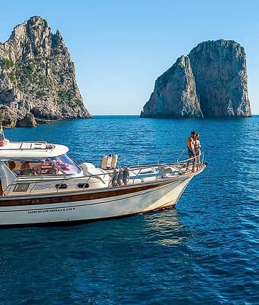Capri in barca privata, da Napoli o Sorrento