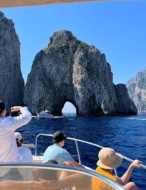 All Inclusive Premium Shared Capri Boat Tour + City Visit