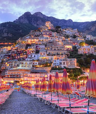 Private boat tour of Positano by night