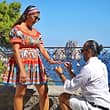 Marriage proposal on Capri with photo shoot