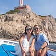 Servizio fotografico in barca, a Capri