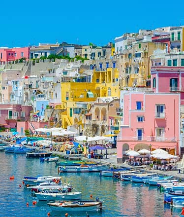 Private boat tour of Ischia and Procida, departing from Capri