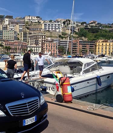 Door to Door VIP Service from Naples to Capri (Cars + Speedboat)