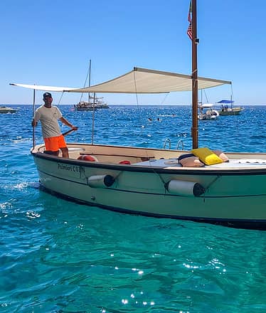 A Wonderful Day at Sea off the Island of Capri