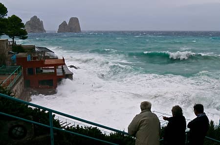 What's it like living on the island of Capri in the winter?