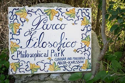 Una sosta al Parco Filosofico di Anacapri