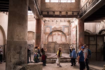 tourist map of herculaneum