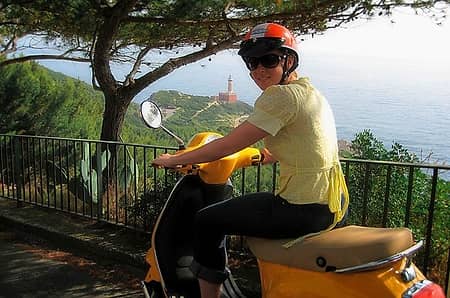 L'isola di Capri in scooter